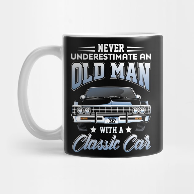 Never underestimate an old man with a classic car by Cuteepi